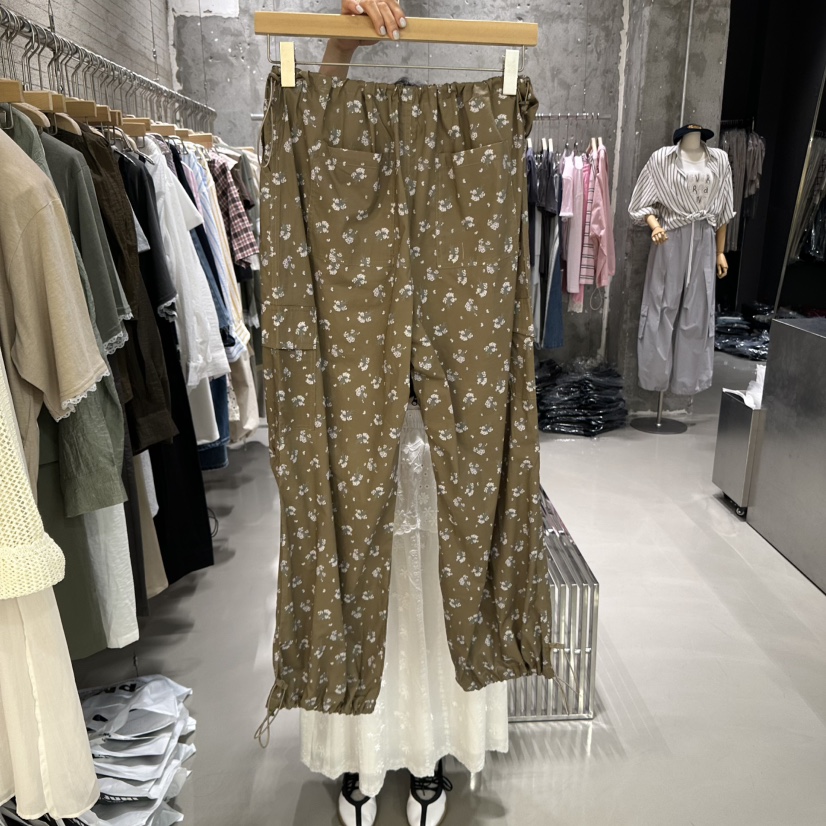 JUNI韓國代購女裝新品推薦真品人氣25春夏職業熱賣休閑休閑褲my juni休閑褲