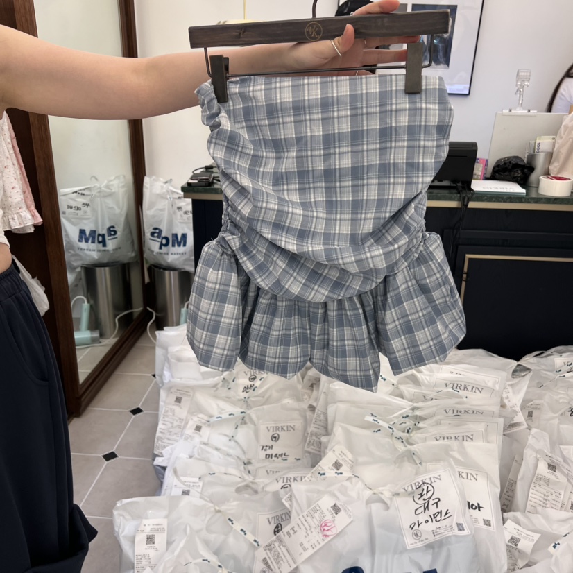 VIRKIN東大門直郵女裝新品熱賣時尚職業休閑25春夏吊帶背心VIRKIN吊帶/背心圖色3