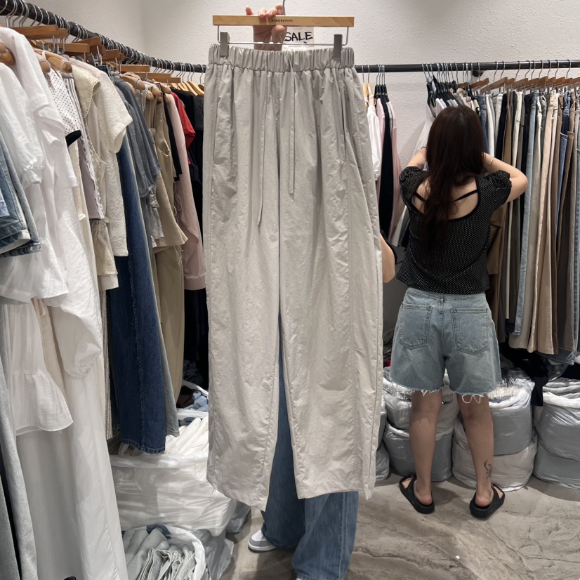 ALMOND PEPE東大門代購女裝新款25春夏休閑職業真品休閑褲ALMOND PEPE休閑褲圖色2