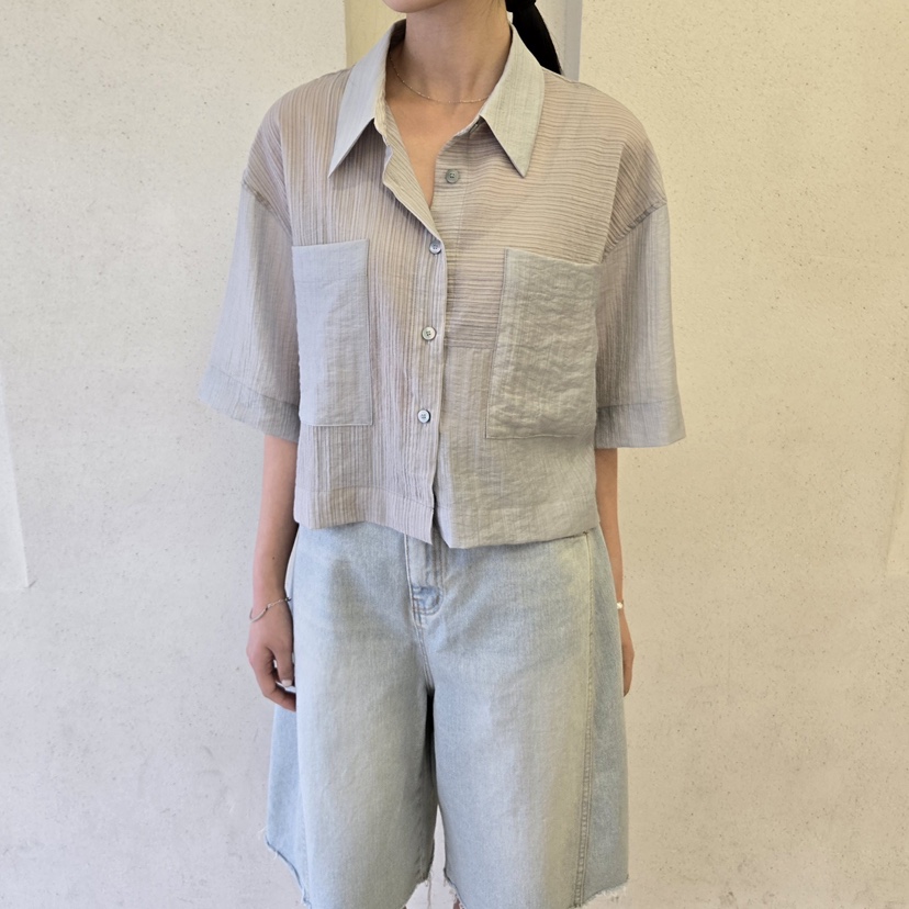 LA BLOOM韓國代購女裝新品25春夏熱賣真品時尚職業襯衫蕾絲衫La Bloom襯衫/蕾絲衫