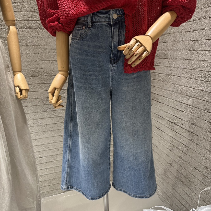 JUNI東大門實拍女士新品職業25春夏真品熱賣休閑時尚牛仔褲my juni牛仔褲