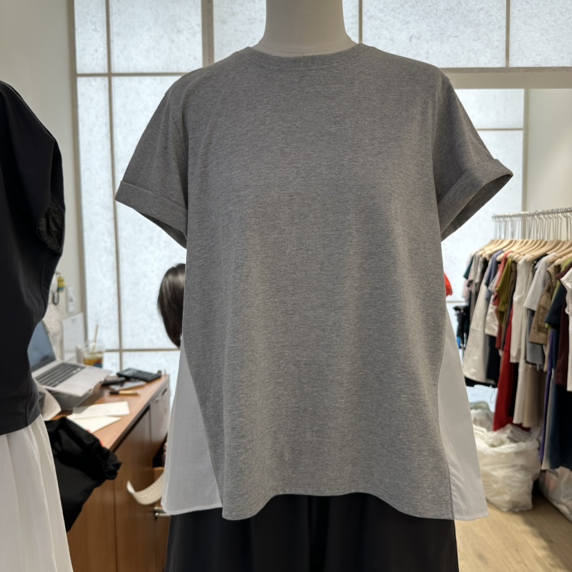 REVE-L東大門代購女士新款推薦時尚25春夏休閑熱賣職業T恤REVE-LT恤圖色4