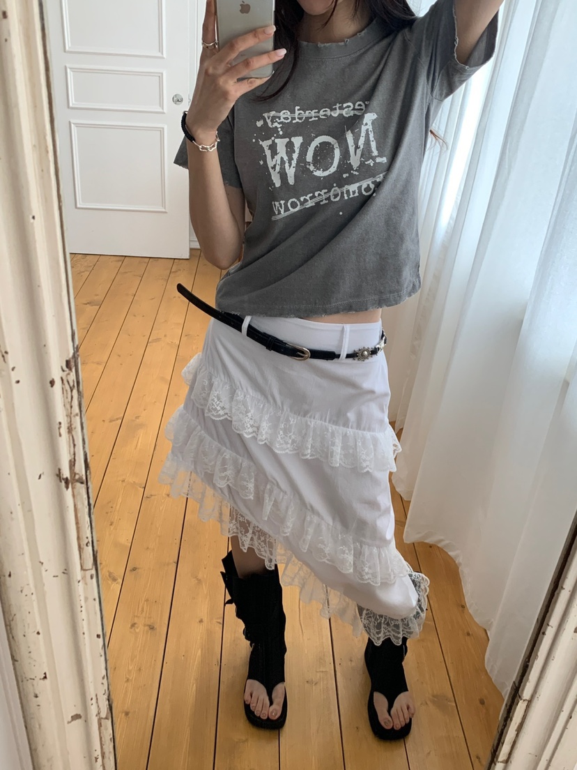 MORE THAN-P東大門代購女士新款25春夏職業熱賣半身裙中短裙MORE THAN半身裙/中短裙