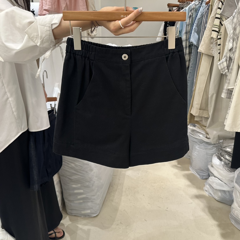 MELO韓國直郵女裝新品時尚推薦人氣真品熱賣25春夏短褲綁帶MELO短褲圖色4