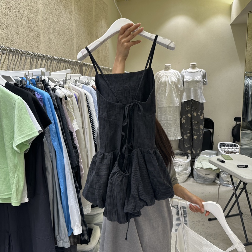 REFLAT韓國直郵女裝新品推薦25春夏時尚職業真品人氣吊帶背心REFLAT吊帶/背心