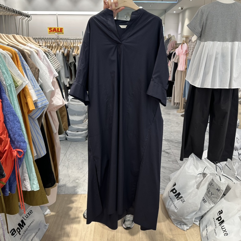 REVE-L韓國代購女士新品真品推薦休閑人氣職業25春夏連衣裙口袋REVE-L連衣裙圖色3