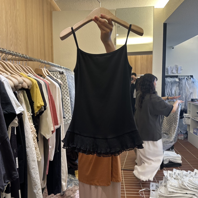 CHOI-L東大門代購女士新品休閑職業時尚推薦人氣吊帶背心雪紡CHOI吊帶/背心