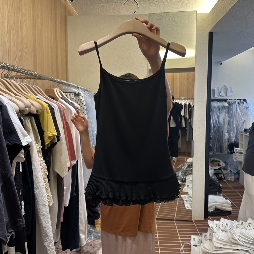 CHOI-L東大門代購女士新品休閑職業時尚推薦人氣吊帶背心雪紡CHOI吊帶/背心圖色2