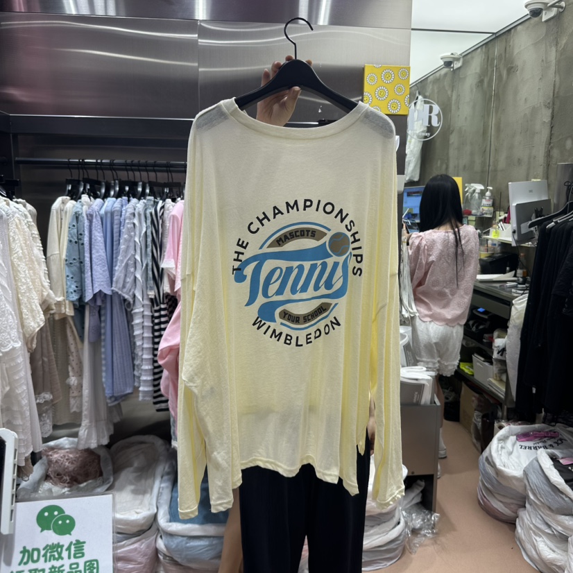 RUNWAY-런웨이韓國代購女裝新款職業25春夏熱賣時尚長袖T恤RUNWAY長袖T恤