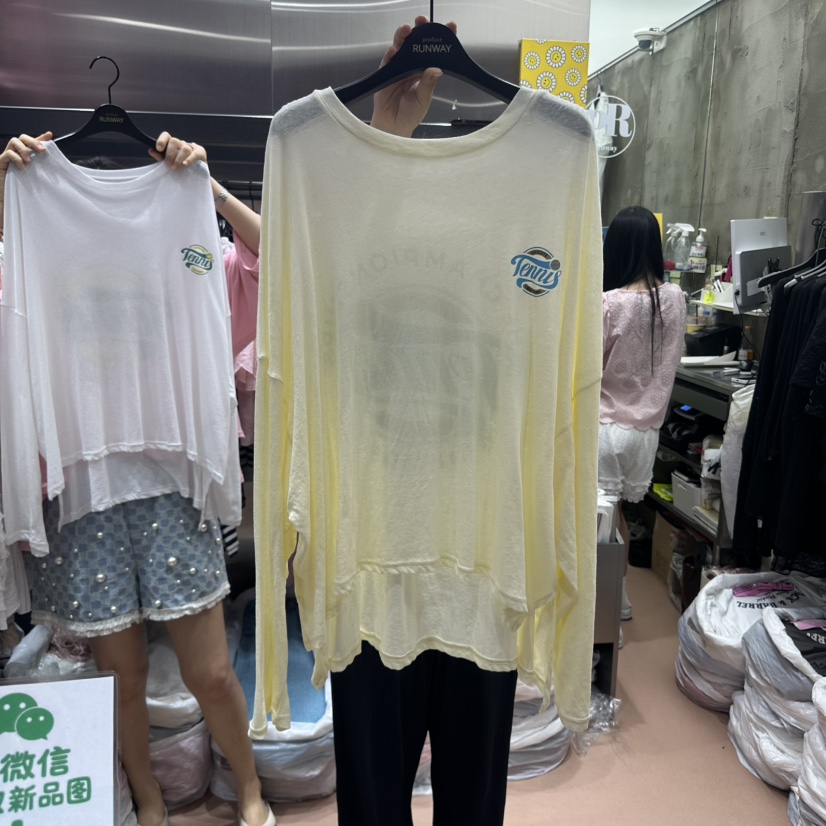 RUNWAY-런웨이韓國代購女裝新款職業25春夏熱賣時尚長袖T恤RUNWAY長袖T恤圖色3
