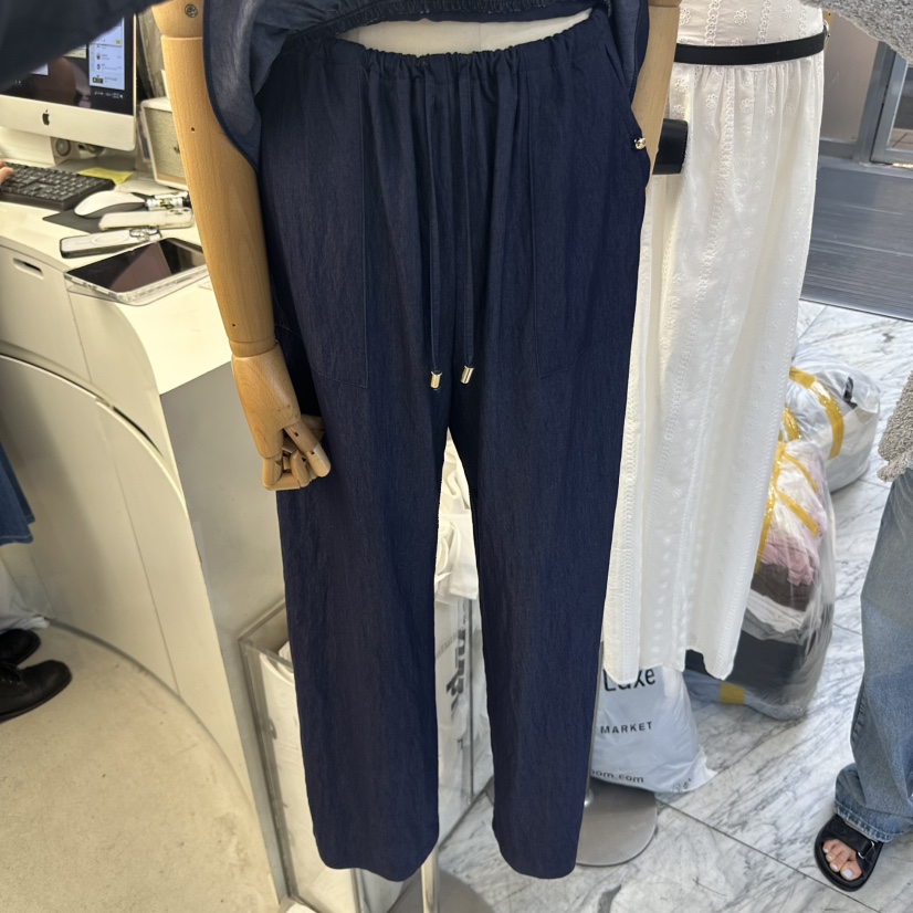 FOUNDATION東大門直郵女裝新品時尚休閑人氣真品25春夏休閑褲FOUNDATION休閑褲圖色2