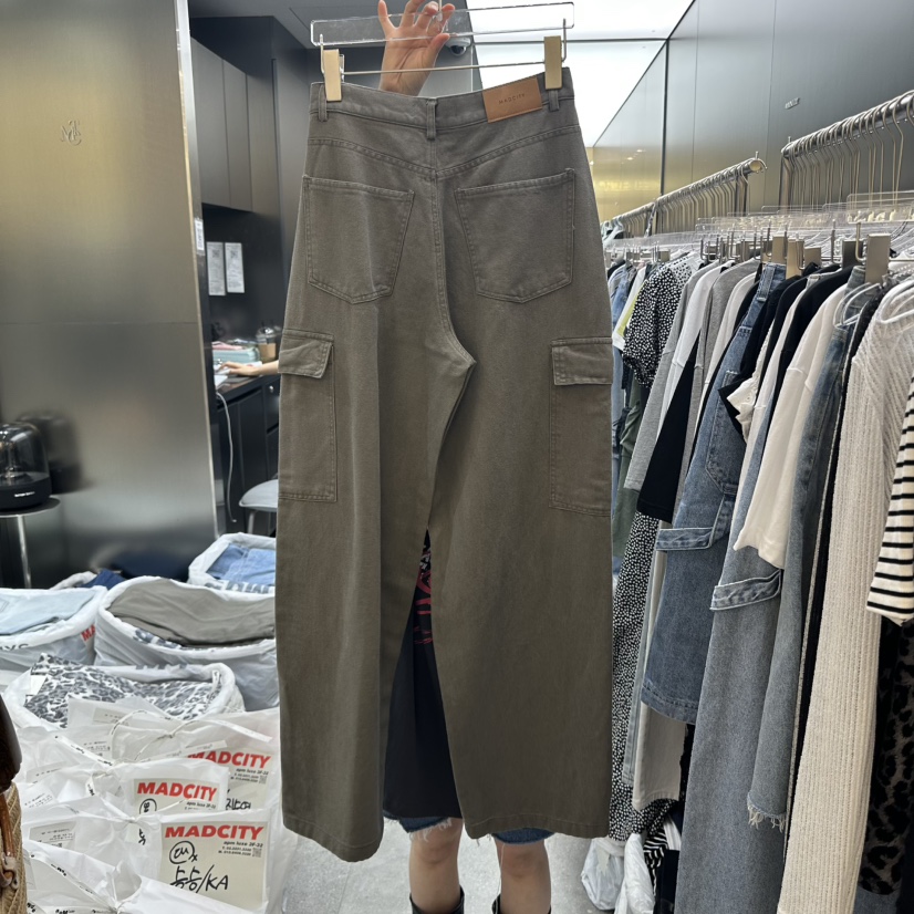 MADCITY韓國直郵女士新款職業真品熱賣休閑時尚推薦25春夏休閑褲MADCITY休閑褲