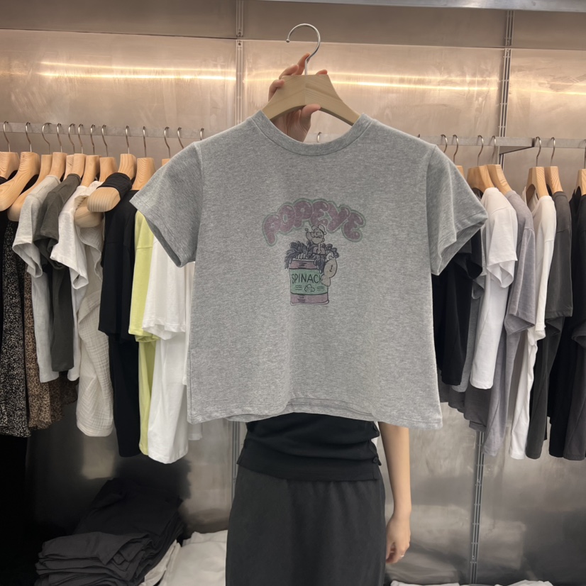ESSENCE韓國直郵女士新款職業時尚熱賣推薦人氣T恤大力水手ESSENCET恤圖色2