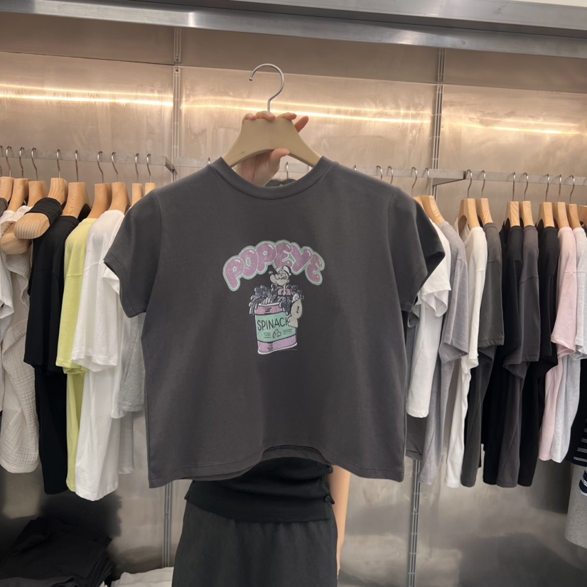 ESSENCE韓國直郵女士新款職業時尚熱賣推薦人氣T恤大力水手ESSENCET恤圖色3