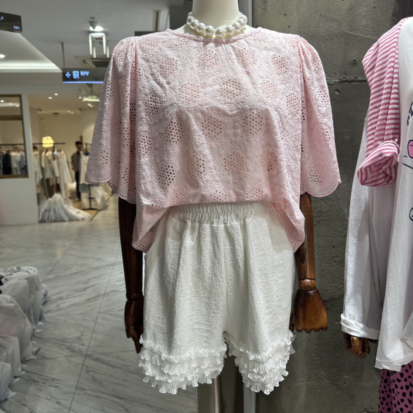 RUNWAY-런웨이東大門實拍女裝新品熱賣職業時尚襯衫蕾絲衫RUNWAY襯衫/蕾絲衫