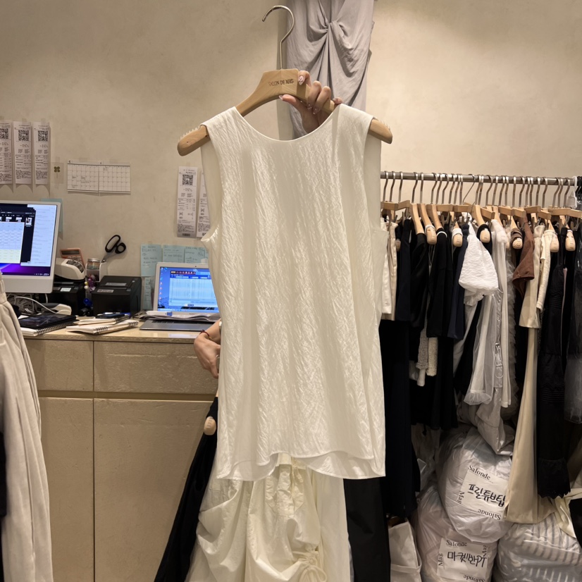 SALONDEMAG東大門實拍女裝新款熱賣時尚人氣休閑真品吊帶背心SALONDEMAG吊帶/背心