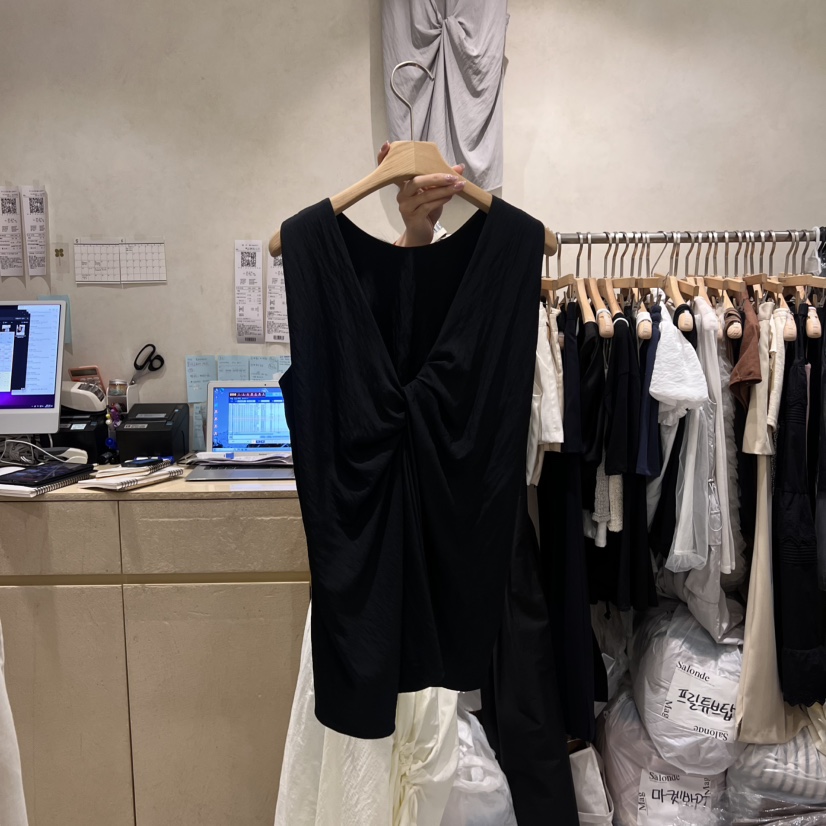 SALONDEMAG東大門實拍女裝新款熱賣時尚人氣休閑真品吊帶背心SALONDEMAG吊帶/背心圖色3