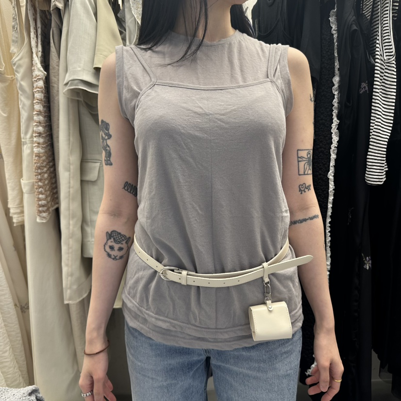 FOUNDATION東大門實拍女士新品真品推薦套裝不含腰帶兩件套FOUNDATION套裝圖色2