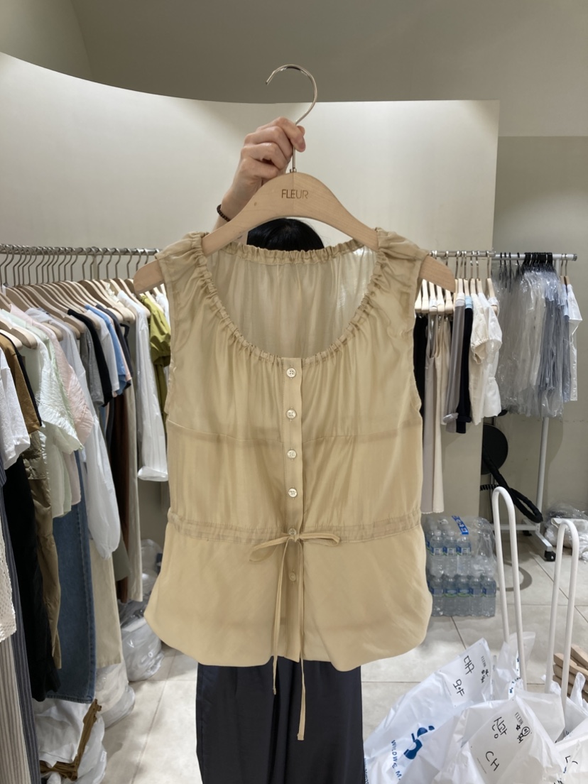 FLEUR-P東大門代購女士新品職業休閑熱賣時尚真品吊帶背心FLEUR吊帶/背心圖色2