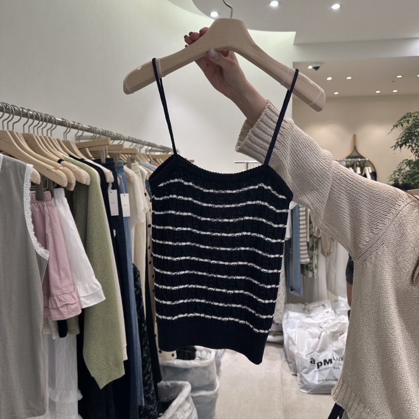 GRACIA東大門直郵女裝新品職業25春夏時尚熱賣休閑吊帶背心GRACIA吊帶/背心
