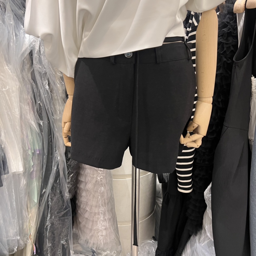 SALONDEMAG韓國代購女士新品真品推薦職業時尚人氣短褲含腰帶SALONDEMAG短褲圖色3