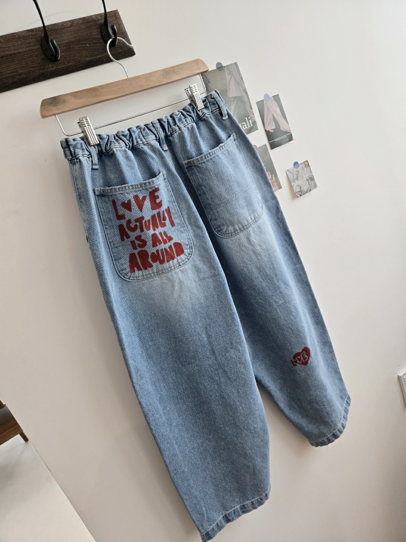YESFREE東大門實拍女裝新款職業休閑真品熱賣時尚人氣牛仔褲YESFREE牛仔褲