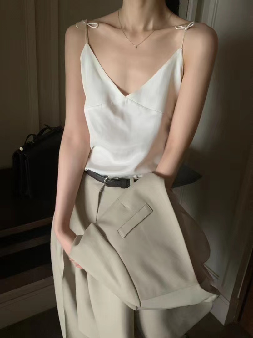 NEED MORE韓國代購女士新品職業推薦25春夏休閑時尚吊帶背心NEED MORE吊帶/背心