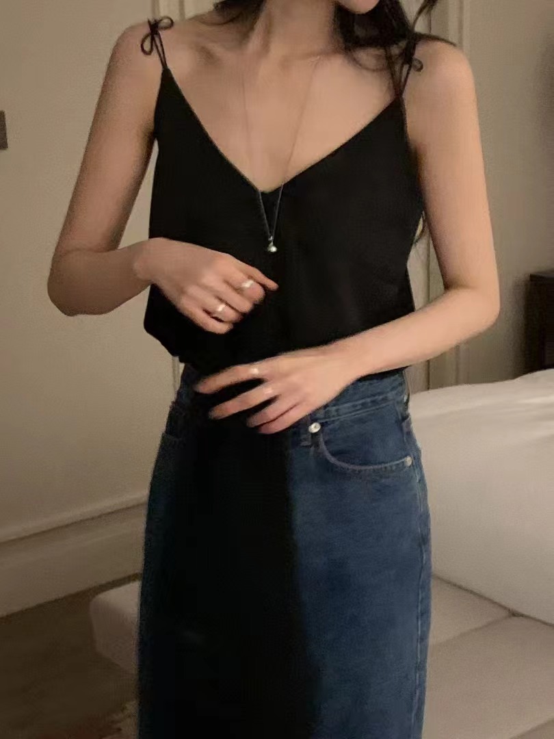 NEED MORE韓國代購女士新品職業推薦25春夏休閑時尚吊帶背心NEED MORE吊帶/背心