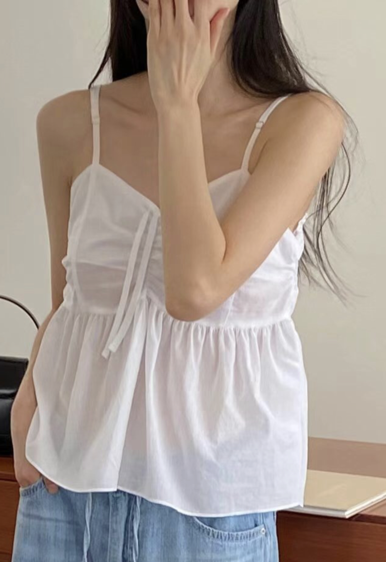 SOMETHINGELSE韓國㊣直郵東大門代購女裝新品休閑推薦吊帶背心SOMETHINGELSE吊帶/背心圖色3