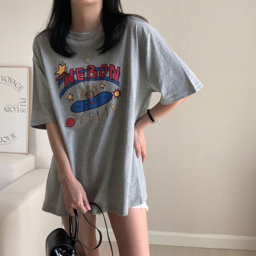 HELLO JINI韓國㊣直郵東大門代購女裝新品25春夏時尚人氣T恤HELLO JINIT恤
