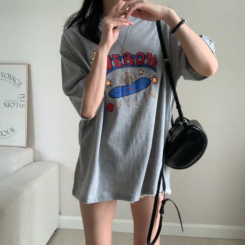 HELLO JINI韓國㊣直郵東大門代購女裝新品25春夏時尚人氣T恤HELLO JINIT恤
