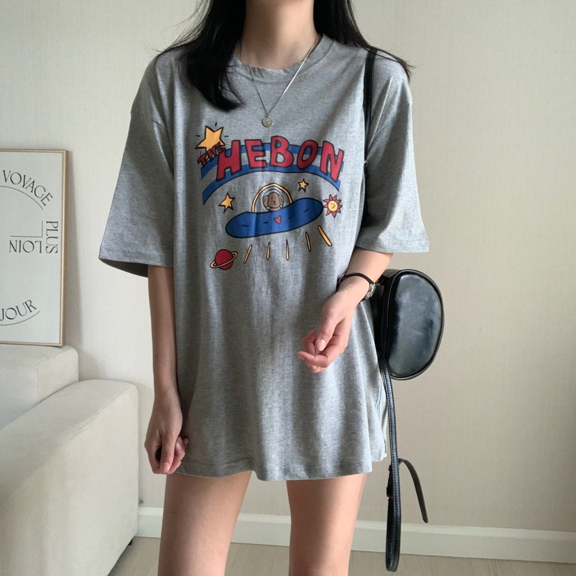 HELLO JINI韓國㊣直郵東大門代購女裝新品25春夏時尚人氣T恤HELLO JINIT恤