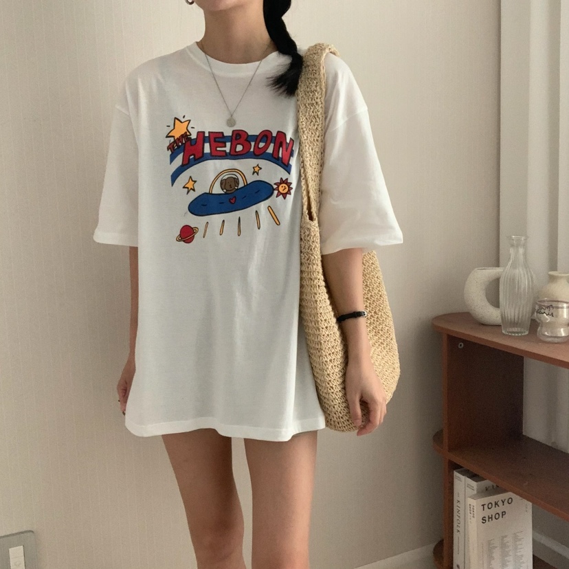 HELLO JINI韓國㊣直郵東大門代購女裝新品25春夏時尚人氣T恤HELLO JINIT恤