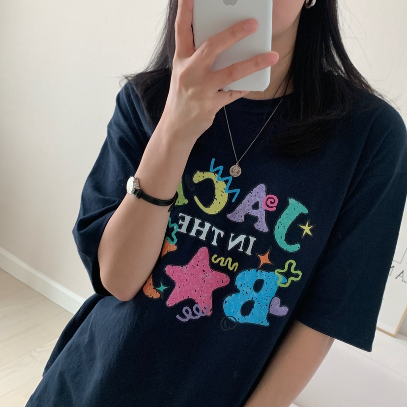 FROMJINI韓國直郵㊣女裝新款25春夏熱賣時尚人氣推薦休閑T恤FROMJINIT恤