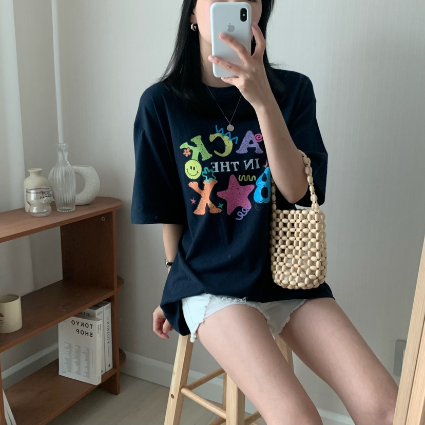 FROMJINI韓國直郵㊣女裝新款25春夏熱賣時尚人氣推薦休閑T恤FROMJINIT恤