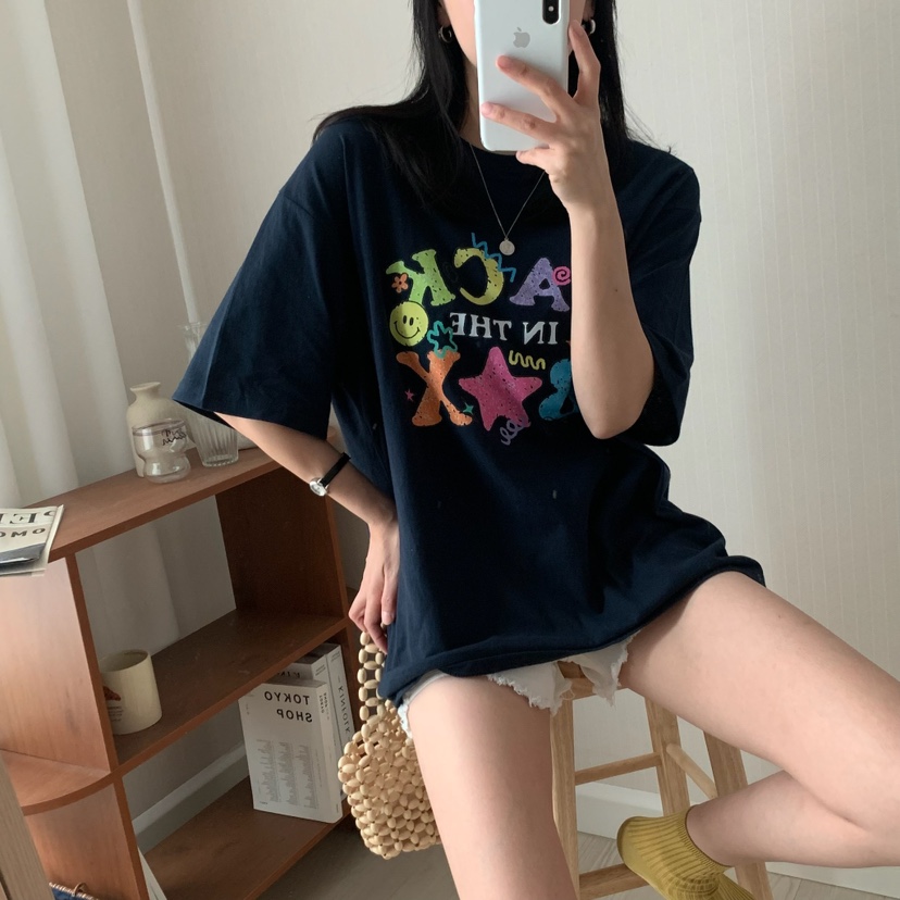 FROMJINI韓國直郵㊣女裝新款25春夏熱賣時尚人氣推薦休閑T恤FROMJINIT恤