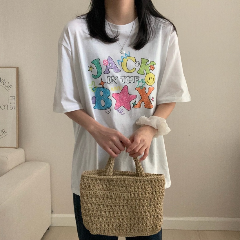 FROMJINI韓國直郵㊣女裝新款25春夏熱賣時尚人氣推薦休閑T恤FROMJINIT恤