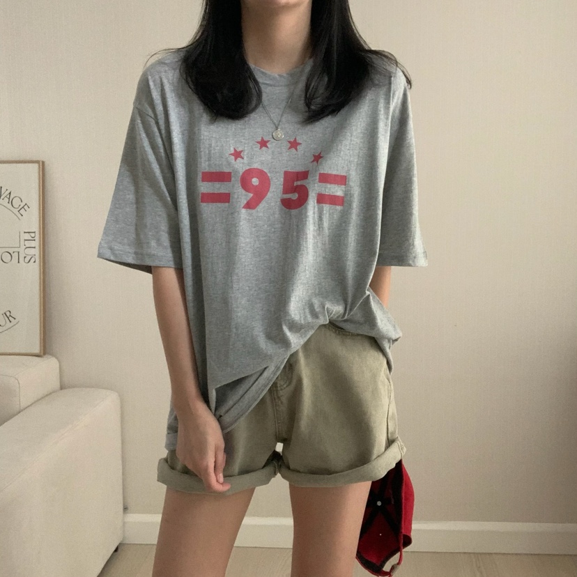 HELLO JINI韓國直郵㊣女裝新品人氣熱賣25春夏休閑時尚T恤HELLO JINIT恤