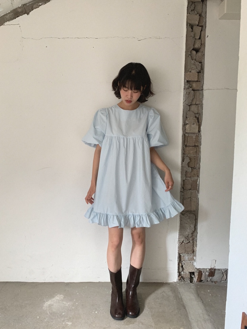 SLAT韓國㊣直郵東大門代購女裝新品熱賣25春夏休閑人氣連衣裙SLAT連衣裙