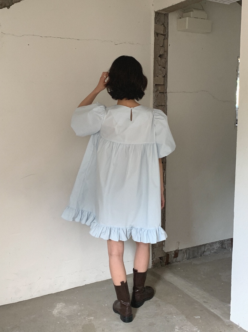 SLAT韓國㊣直郵東大門代購女裝新品熱賣25春夏休閑人氣連衣裙SLAT連衣裙
