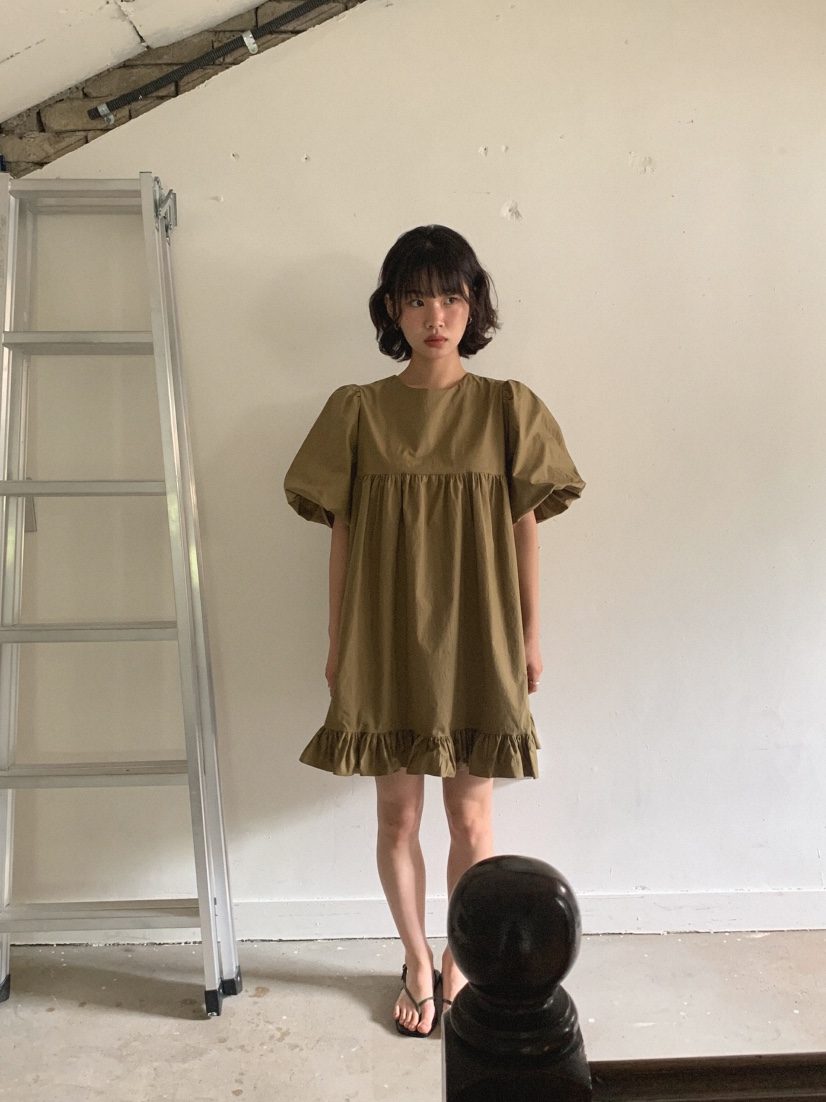 SLAT韓國㊣直郵東大門代購女裝新品熱賣25春夏休閑人氣連衣裙SLAT連衣裙