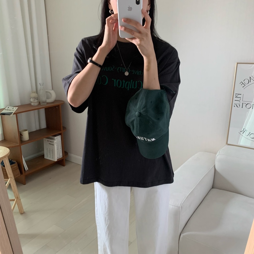 HELLO JINI韓國直郵㊣女裝新品推薦25春夏時尚人氣休閑T恤HELLO JINIT恤