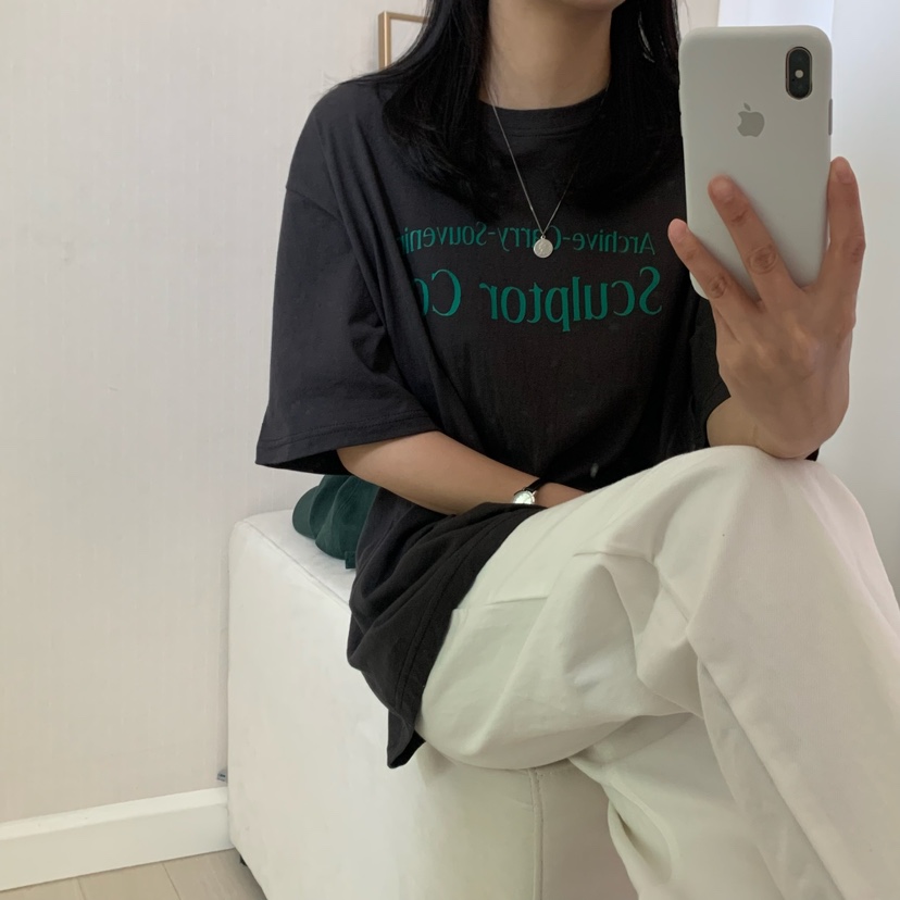 HELLO JINI韓國直郵㊣女裝新品推薦25春夏時尚人氣休閑T恤HELLO JINIT恤