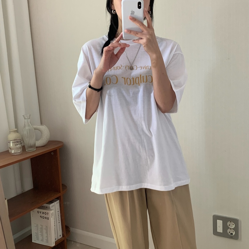 HELLO JINI韓國直郵㊣女裝新品推薦25春夏時尚人氣休閑T恤HELLO JINIT恤