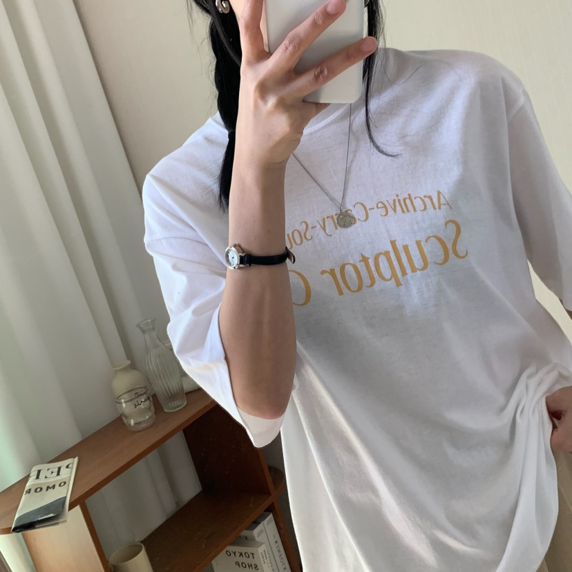 HELLO JINI韓國直郵㊣女裝新品推薦25春夏時尚人氣休閑T恤HELLO JINIT恤