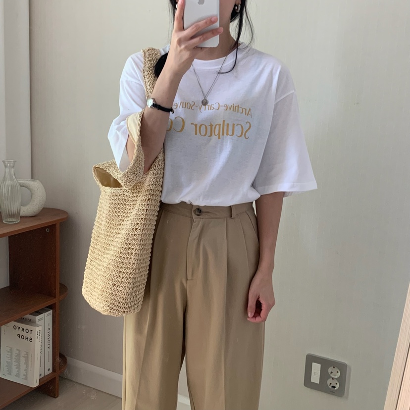 HELLO JINI韓國直郵㊣女裝新品推薦25春夏時尚人氣休閑T恤HELLO JINIT恤