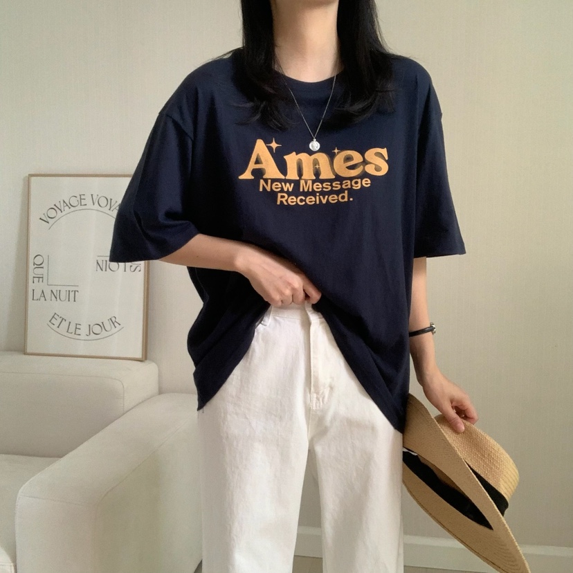 HELLO JINI韓國㊣直郵東大門代購女裝新款25春夏推薦人氣T恤HELLO JINIT恤