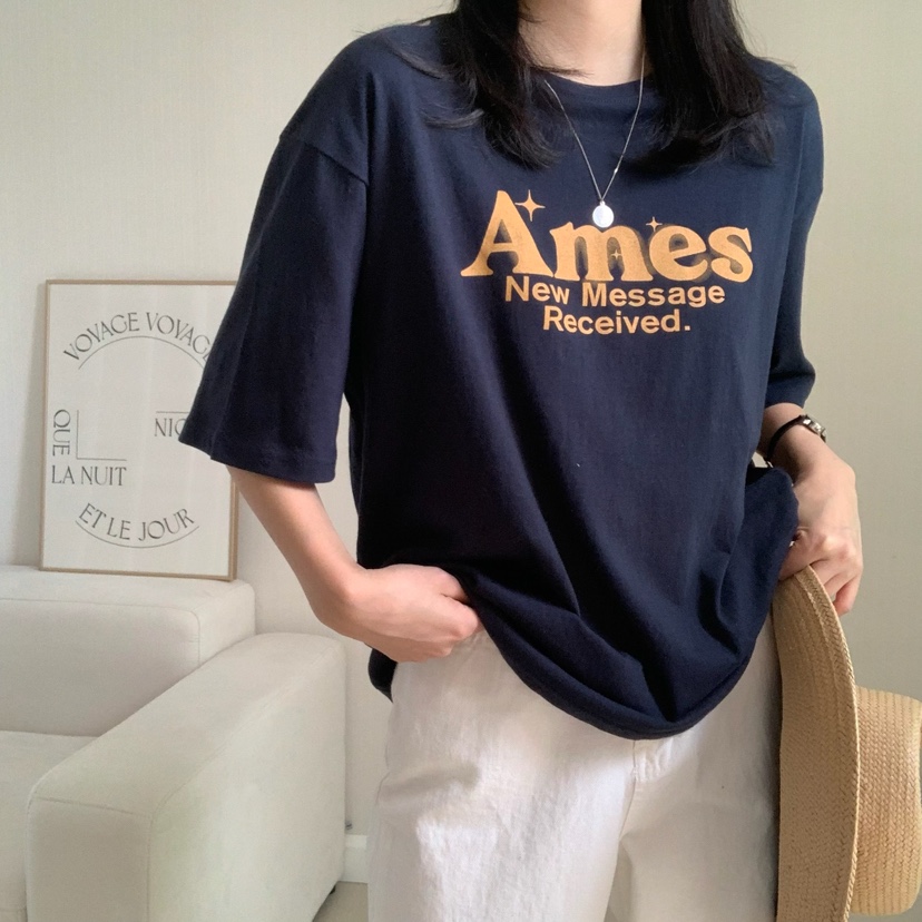 HELLO JINI韓國㊣直郵東大門代購女裝新款25春夏推薦人氣T恤HELLO JINIT恤