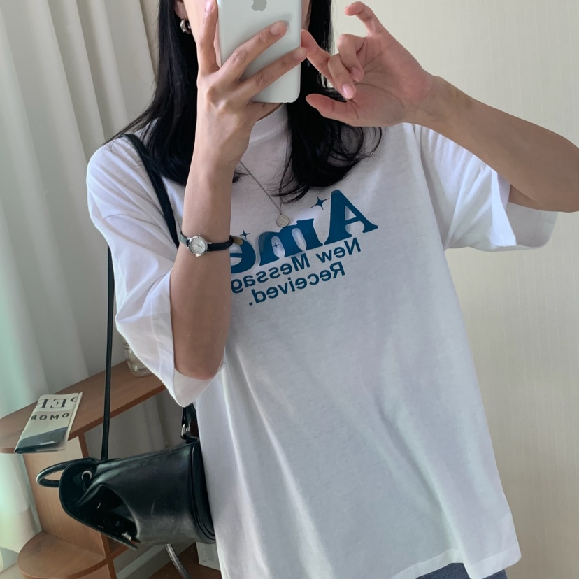 HELLO JINI韓國㊣直郵東大門代購女裝新款25春夏推薦人氣T恤HELLO JINIT恤