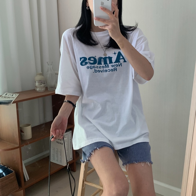 HELLO JINI韓國㊣直郵東大門代購女裝新款25春夏推薦人氣T恤HELLO JINIT恤
